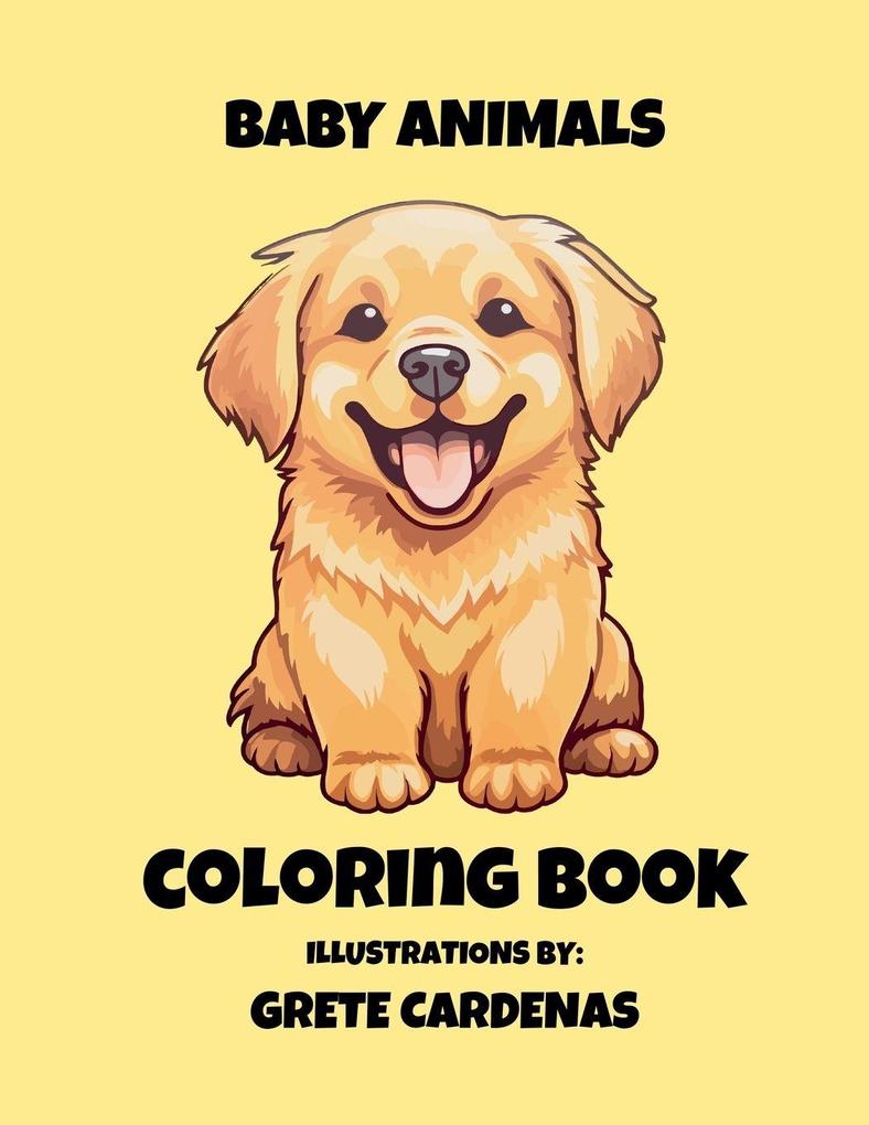 Baby Animal Coloring Book