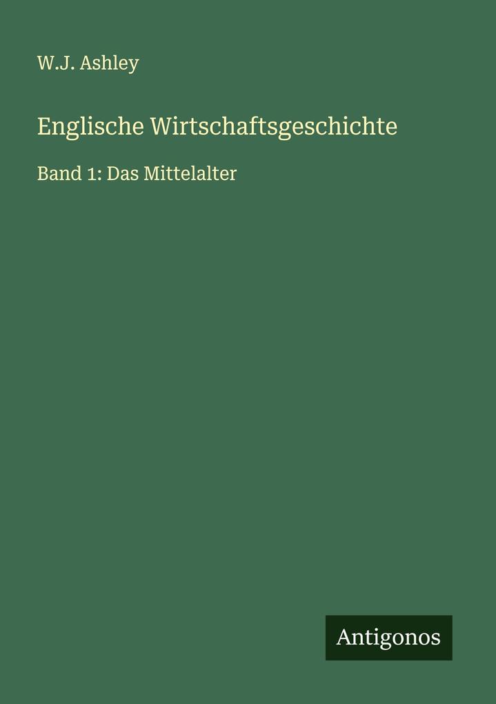 Englische Wirtschaftsgeschichte