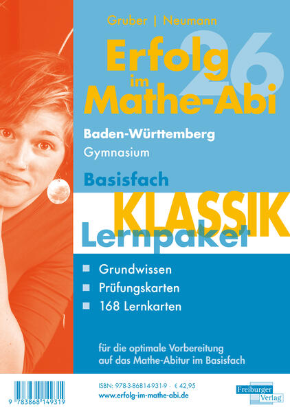 Erfolg im Mathe-Abi 2026 Lernpaket Basisfach 'Klassik' Baden-Württemberg Gymnasium