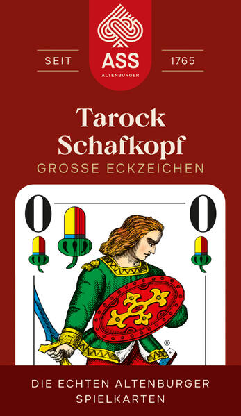 ASS - Schafkopf große Eckzeichen bayrisches Bild