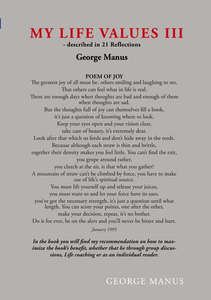 My life values III