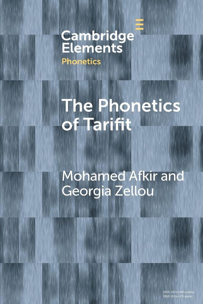 The Phonetics of Tarifit