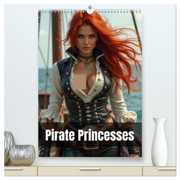 Pirate princesses (High Quality Premium Wall Calendar 2026 DIN A2 portrait)CALVENDO 12 Month Wall Calendar