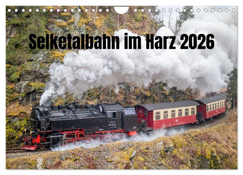 Selketalbahn im Harz (Wandkalender 2026 DIN A4 quer) CALVENDO Monatskalender