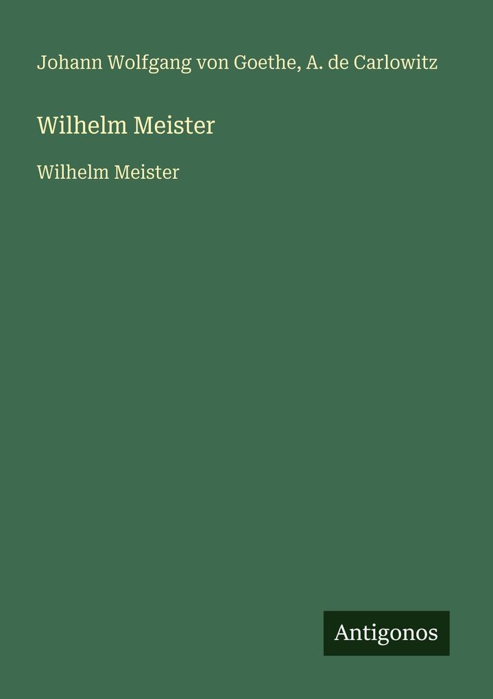 Wilhelm Meister