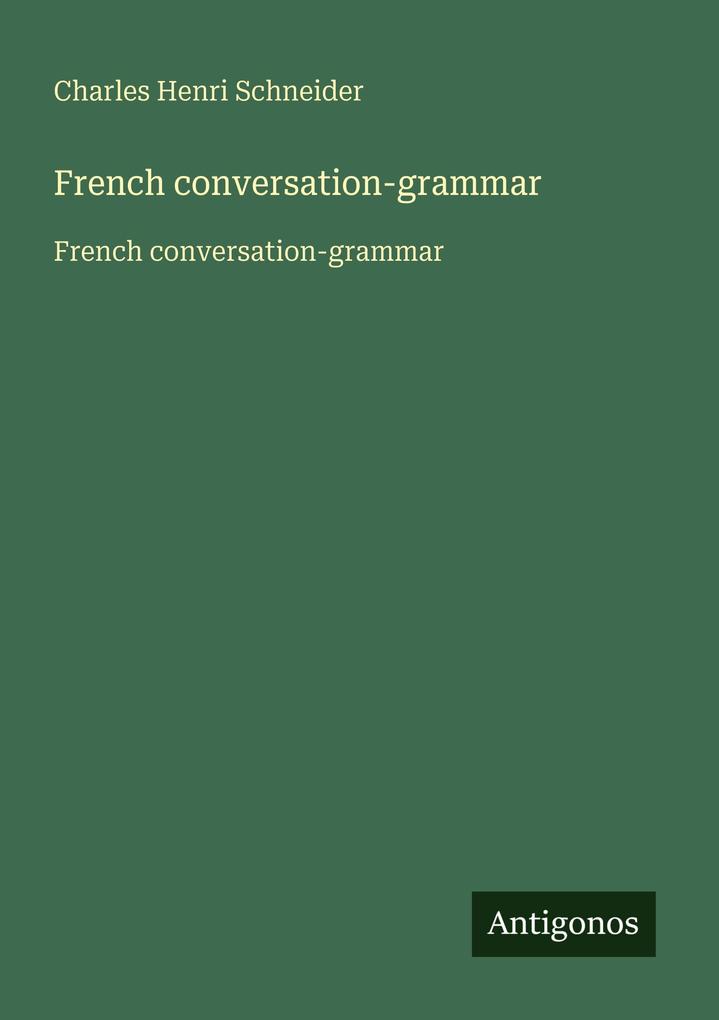 French conversation-grammar