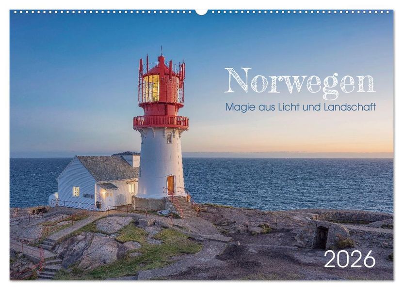 Norwegen - Magie aus Licht und Landschaft (Wandkalender 2026 DIN A2 quer) CALVENDO Monatskalender