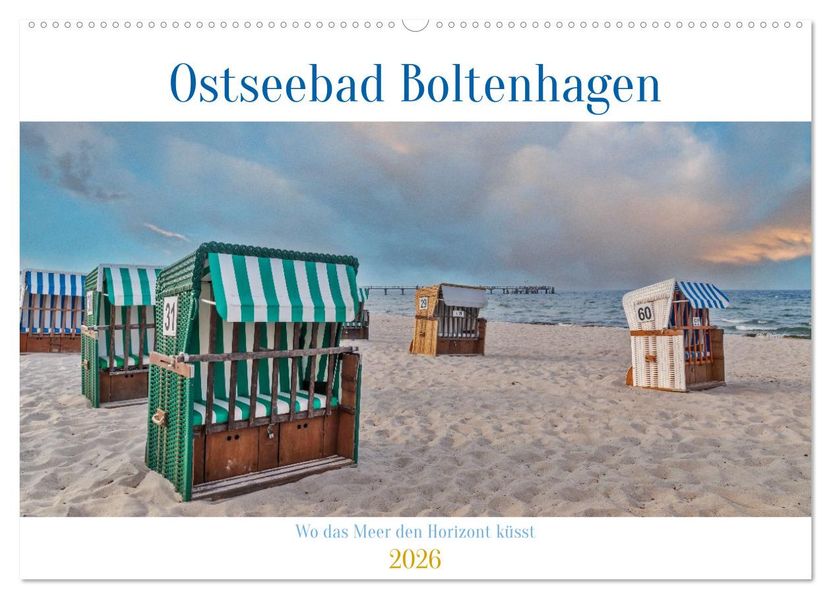 Ostseebad Boltenhagen (Wandkalender 2026 DIN A2 quer) CALVENDO Monatskalender