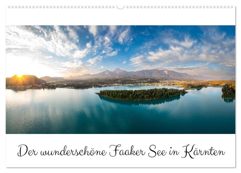 Der wunderschöne Faaker See in Kärnten (Wandkalender 2026 DIN A2 quer) CALVENDO Monatskalender