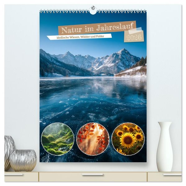 Natur im Jahreslauf (hochwertiger Premium Wandkalender 2026 DIN A2 hoch) Kunstdruck in Hochglanz