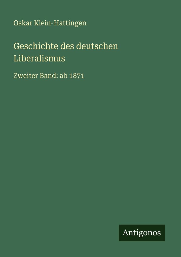 Geschichte des deutschen Liberalismus