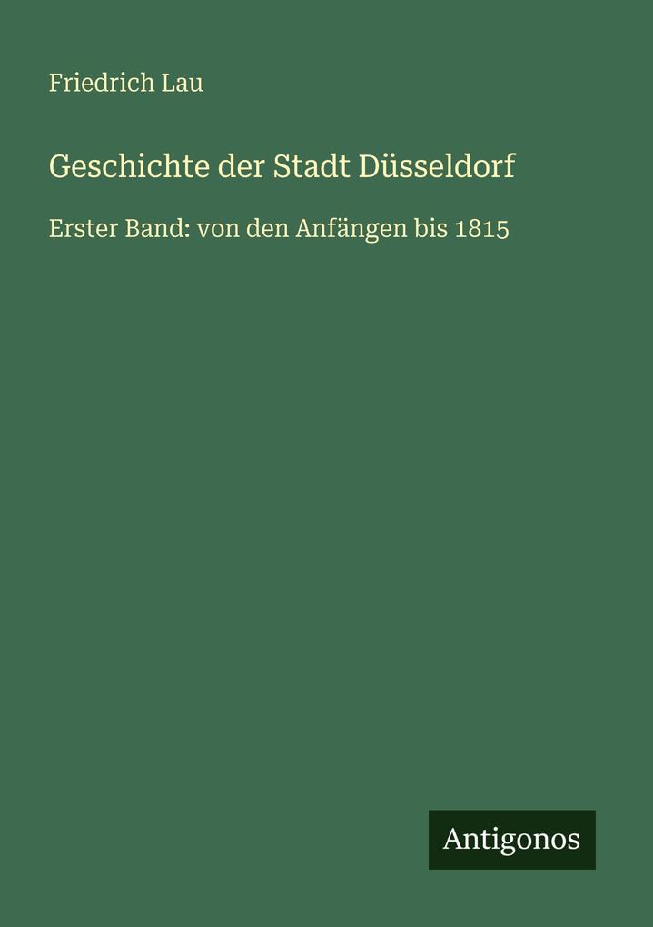 Geschichte der Stadt Düsseldorf