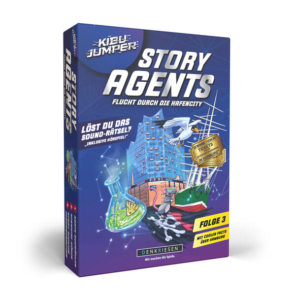 DENKRIESEN - KIBU JUMPER® - Story Agents - Hamburg - 'Flucht durch die Hafencity'