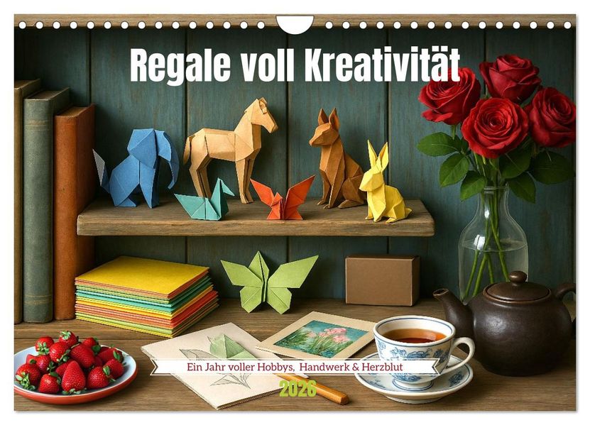 Regale voll Kreativität (Wandkalender 2026 DIN A4 quer) CALVENDO Monatskalender