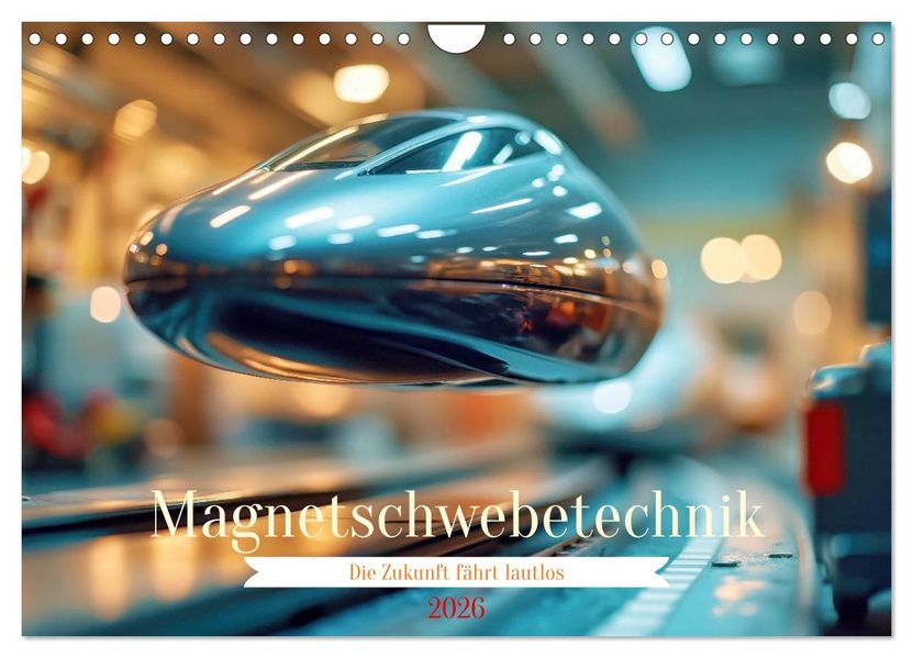 Magnetschwebetechnik (Wandkalender 2026 DIN A4 quer) CALVENDO Monatskalender