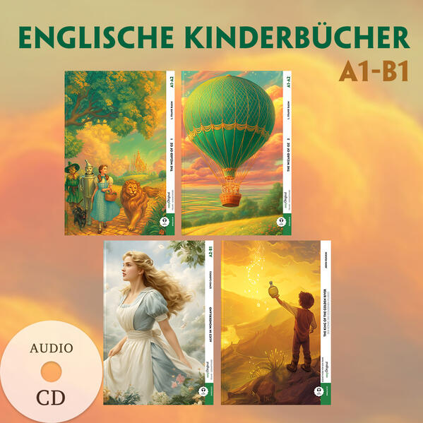 Englische Kinderbücher A1-B1 (4 Bücher + 4 Audio-CDs) m. 1 Audio-CD m. 1 Audio1