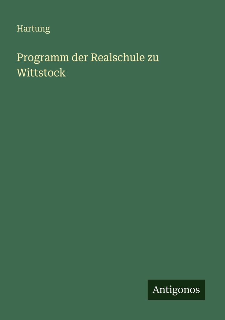 Programm der Realschule zu Wittstock