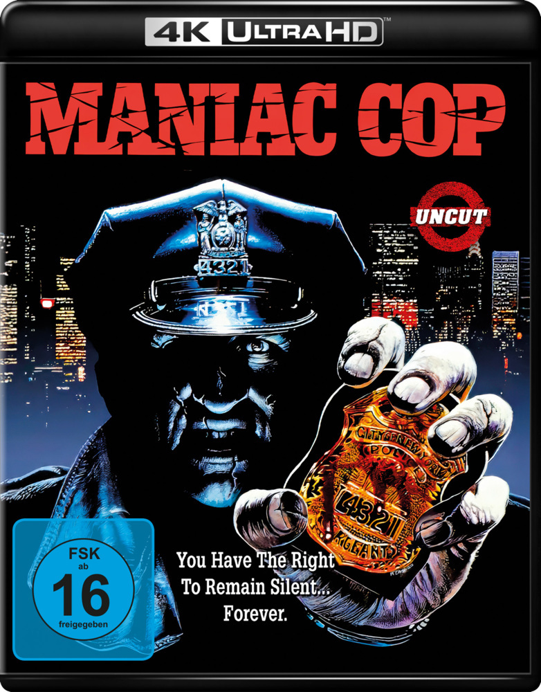 Maniac Cop1 4K UHD-Blu-ray (Uncut)