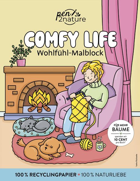 Comfy Life: Wohlfühl-Malbuch - Cozy Coloring | Ausmalen und entspannen