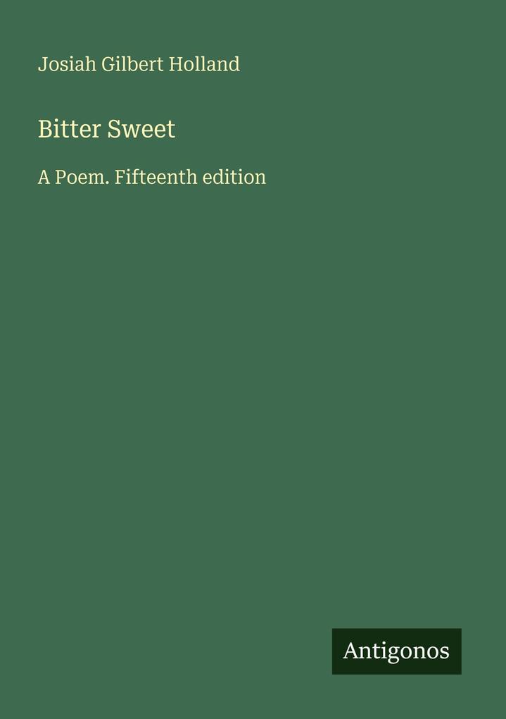 Bitter Sweet
