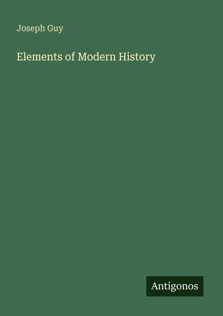 Elements of Modern History