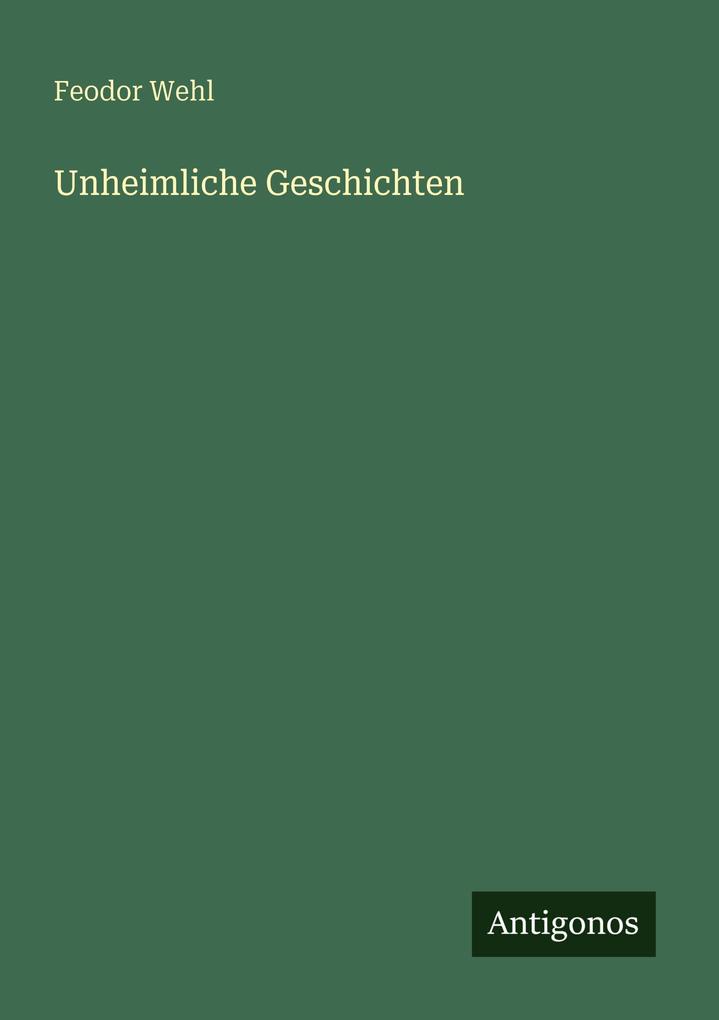 Unheimliche Geschichten