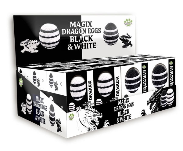 MagiX Dragon Eggs BLACK & WHITE