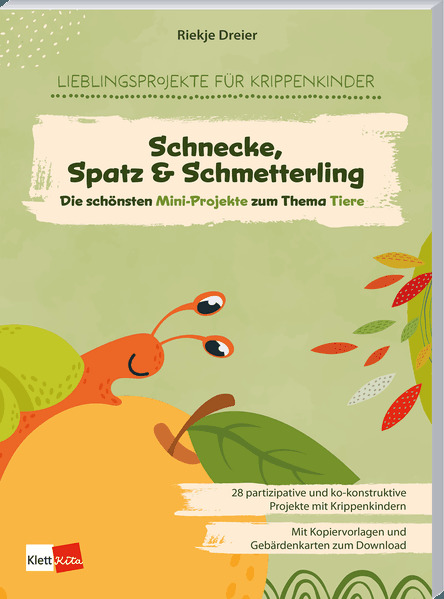 Die schönsten Mini-Projekte zum Thema Tiere: Schnecke Spatz & Schmetterling