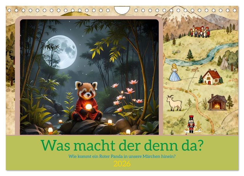 Was macht der denn da? (Wandkalender 2026 DIN A4 quer) CALVENDO Monatskalender