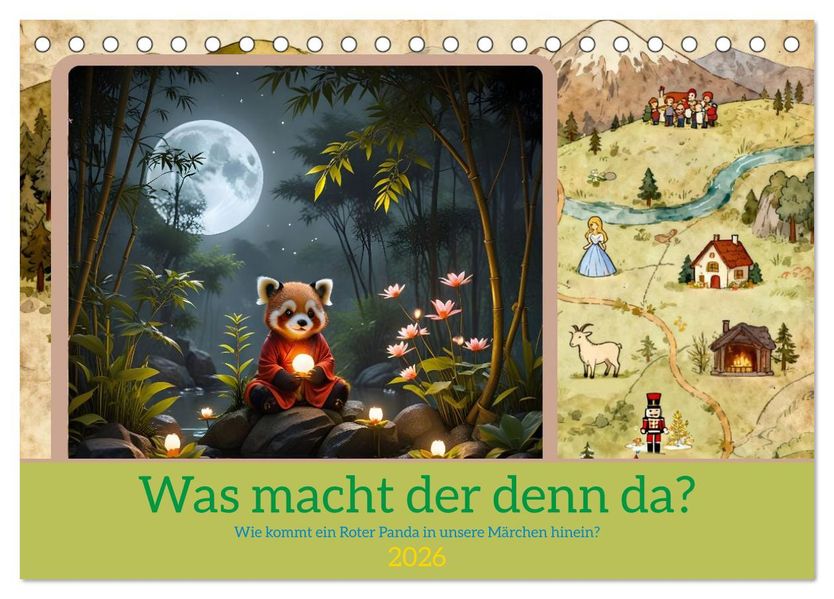 Was macht der denn da? (Tischkalender 2026 DIN A5 quer) CALVENDO Monatskalender