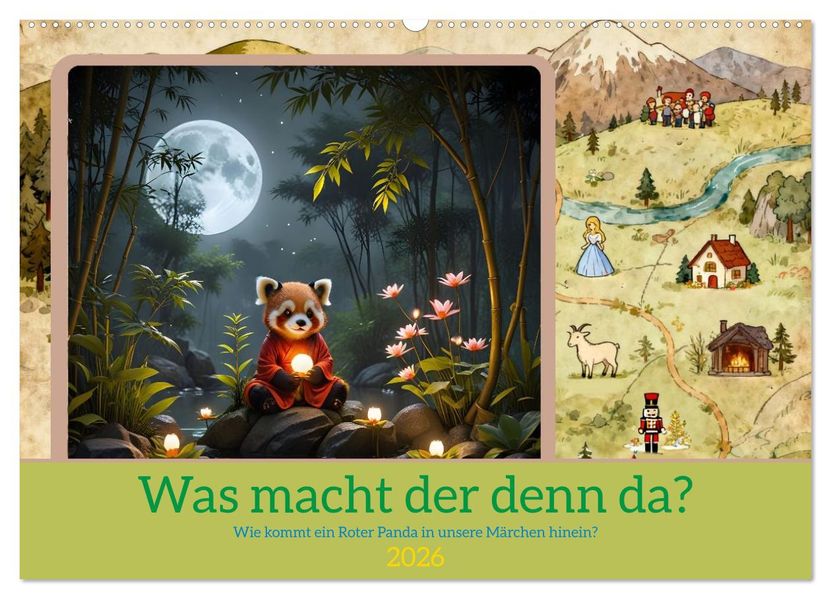 Was macht der denn da? (Wandkalender 2026 DIN A2 quer) CALVENDO Monatskalender