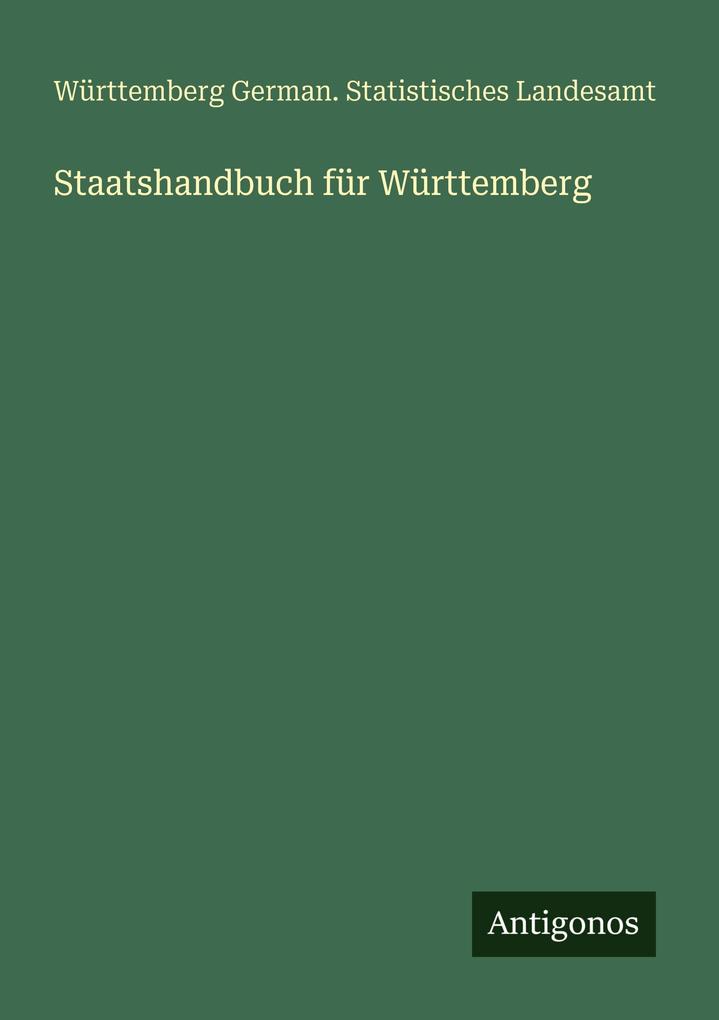 Staatshandbuch für Württemberg