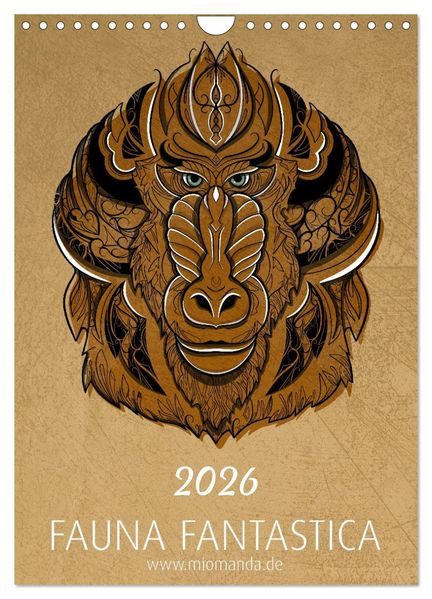 Fauna Fantastica (Wandkalender 2026 DIN A4 hoch) CALVENDO Monatskalender