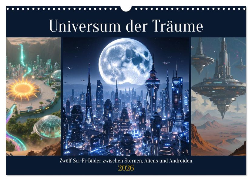 Universum der Träume (Wandkalender 2026 DIN A3 quer) CALVENDO Monatskalender