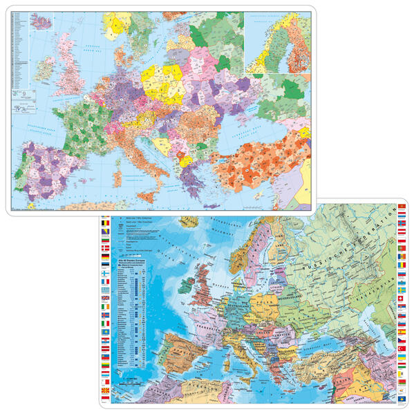 Europa Postleitbereiche/Europa politisch