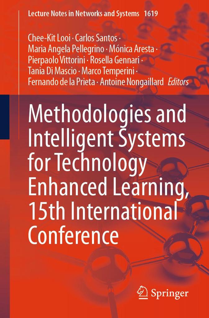 Methodologies and Intelligent Systems for Technology Enhanced Learning 15th International Conference