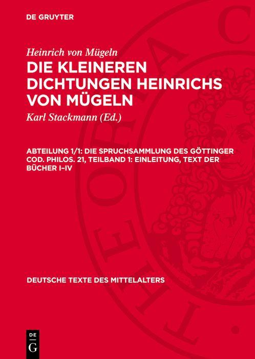 Teilband 1: Einleitung Text der Bücher I-IV
