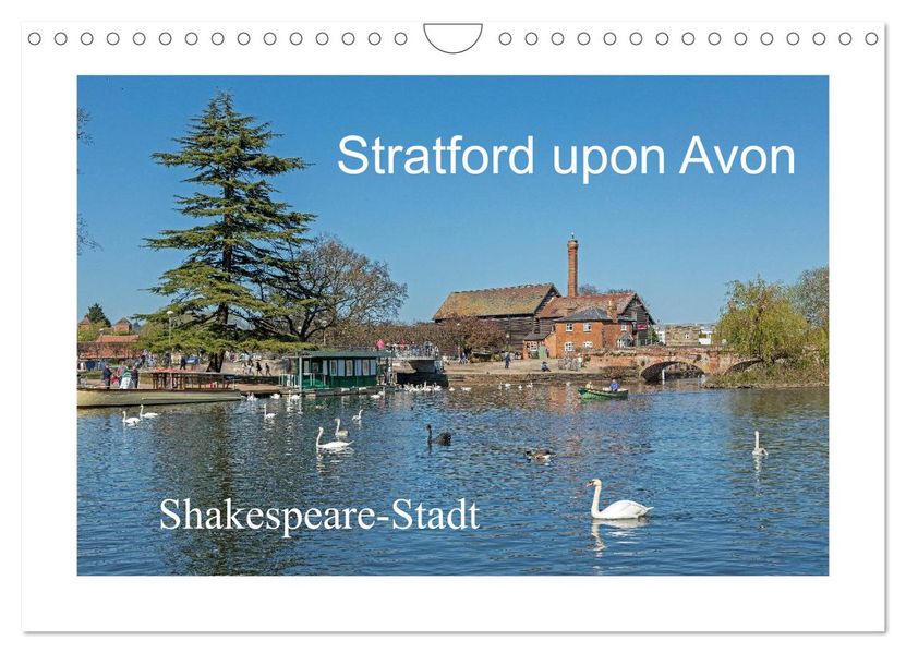 Stratford upon Avon - Shakespeare-Stadt (Wandkalender 2026 DIN A4 quer) CALVENDO Monatskalender