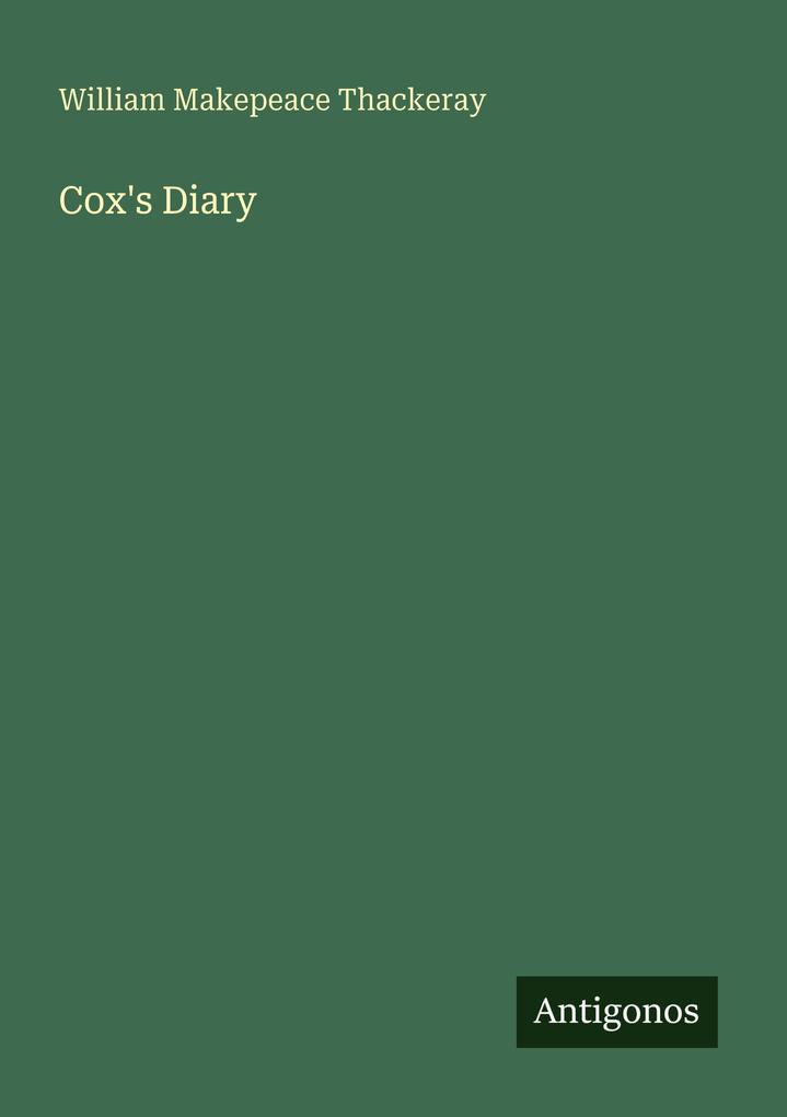 Cox's Diary