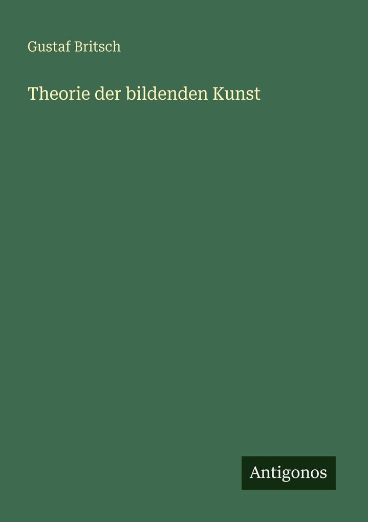 Theorie der bildenden Kunst