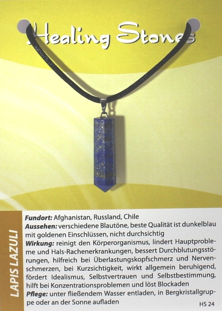 Lapis Lazuli Maxicard Healing Stones R143-24
