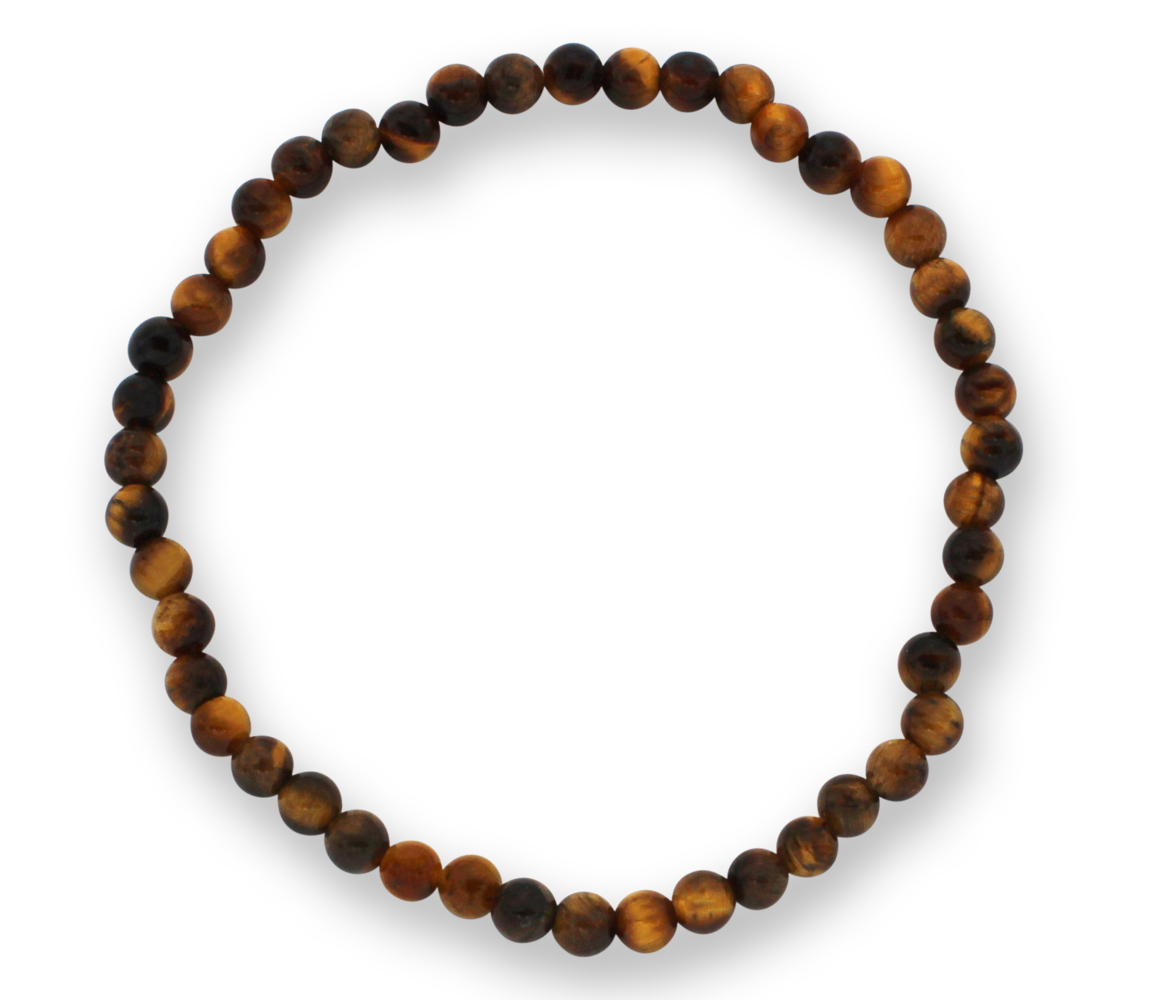Tigerauge Edelsteinarmband 3-4mm J748-12