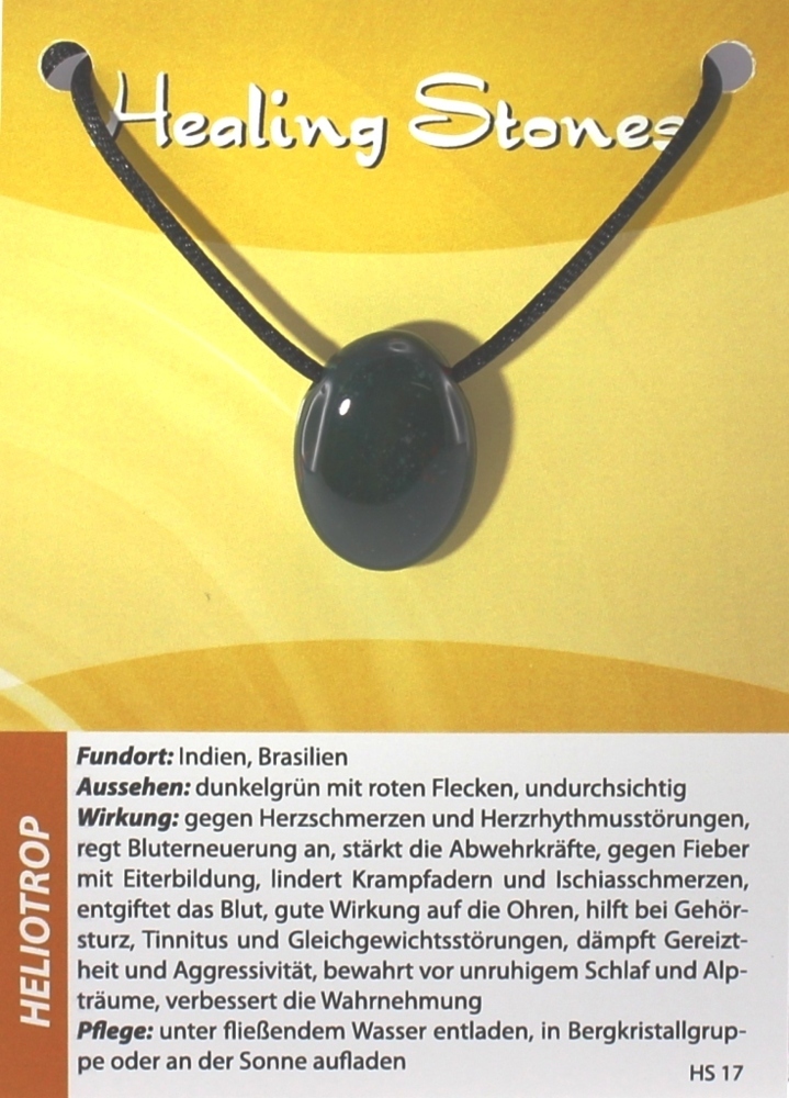 Heliotrop Maxicard Healing Stones R143-17