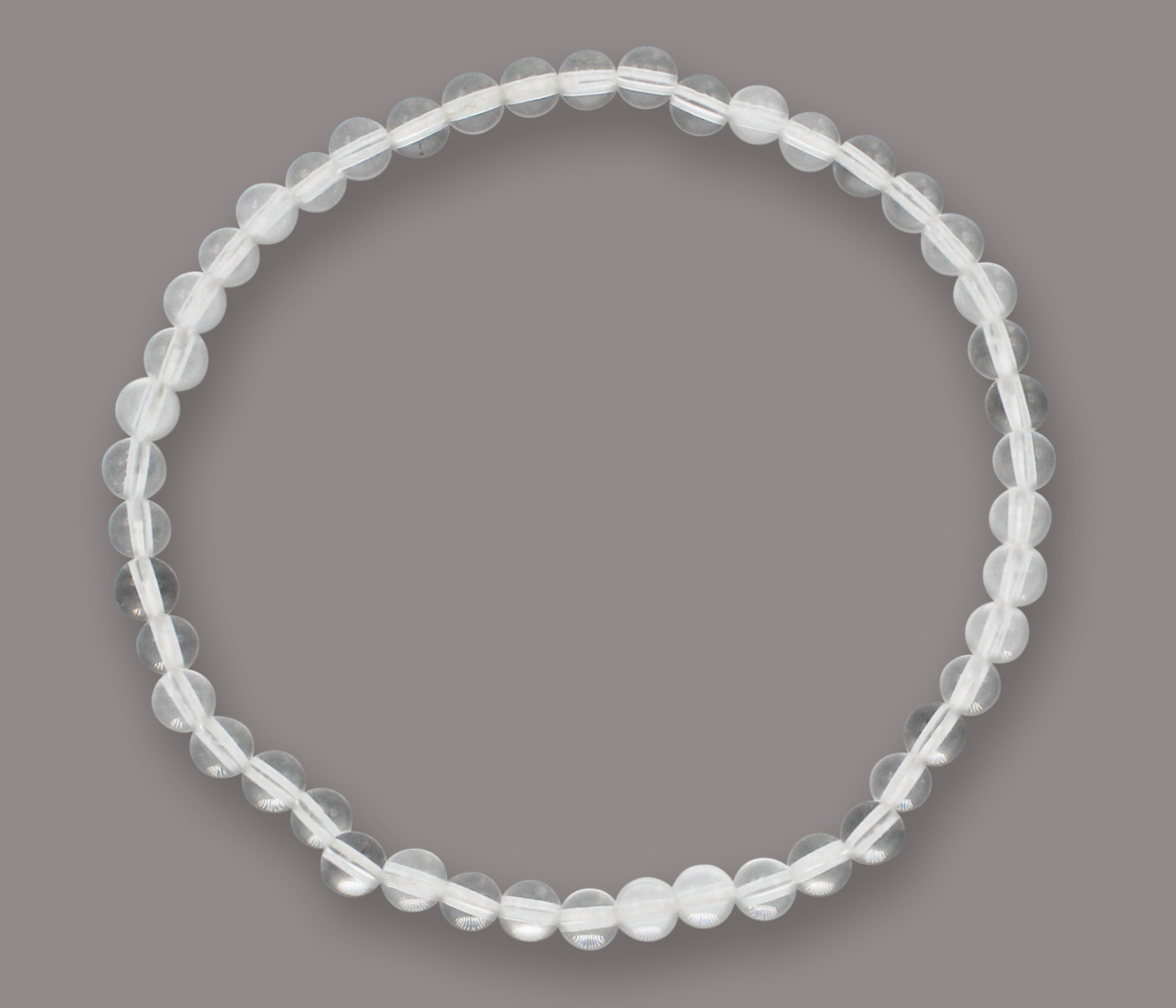 Bergkristall Edelsteinarmband 3-4mm J748-05