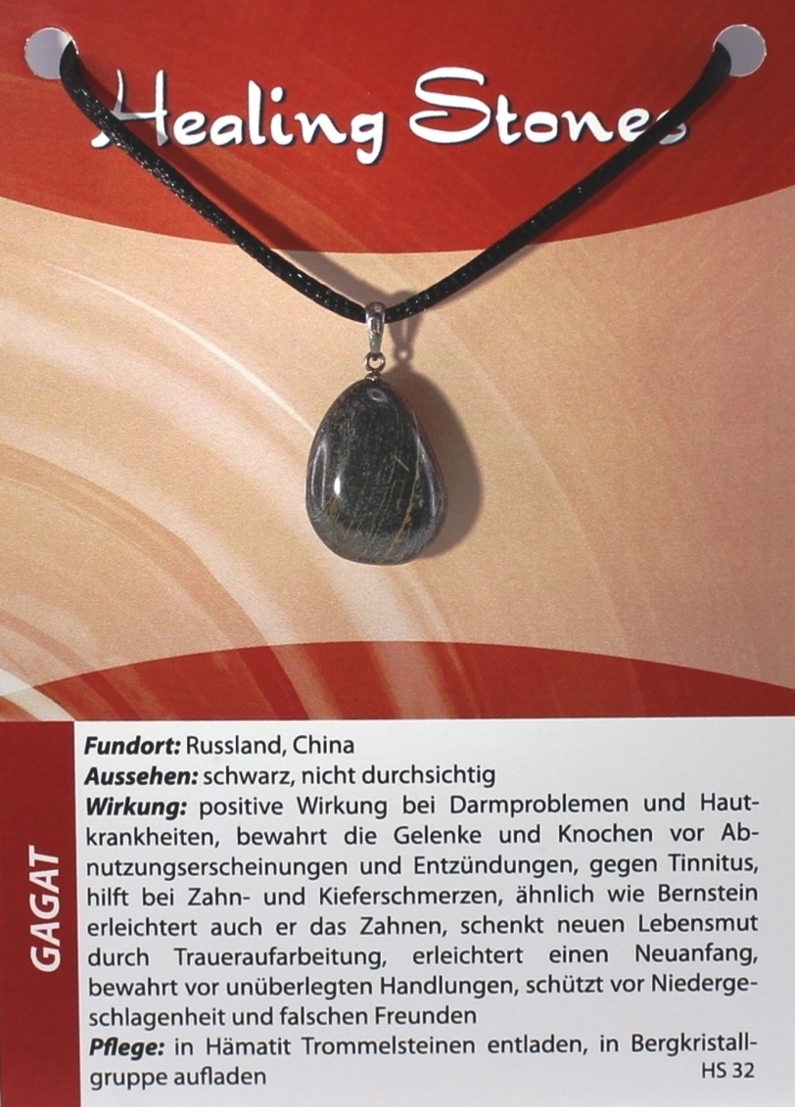 Gagat Maxicard Healing Stones R143-32