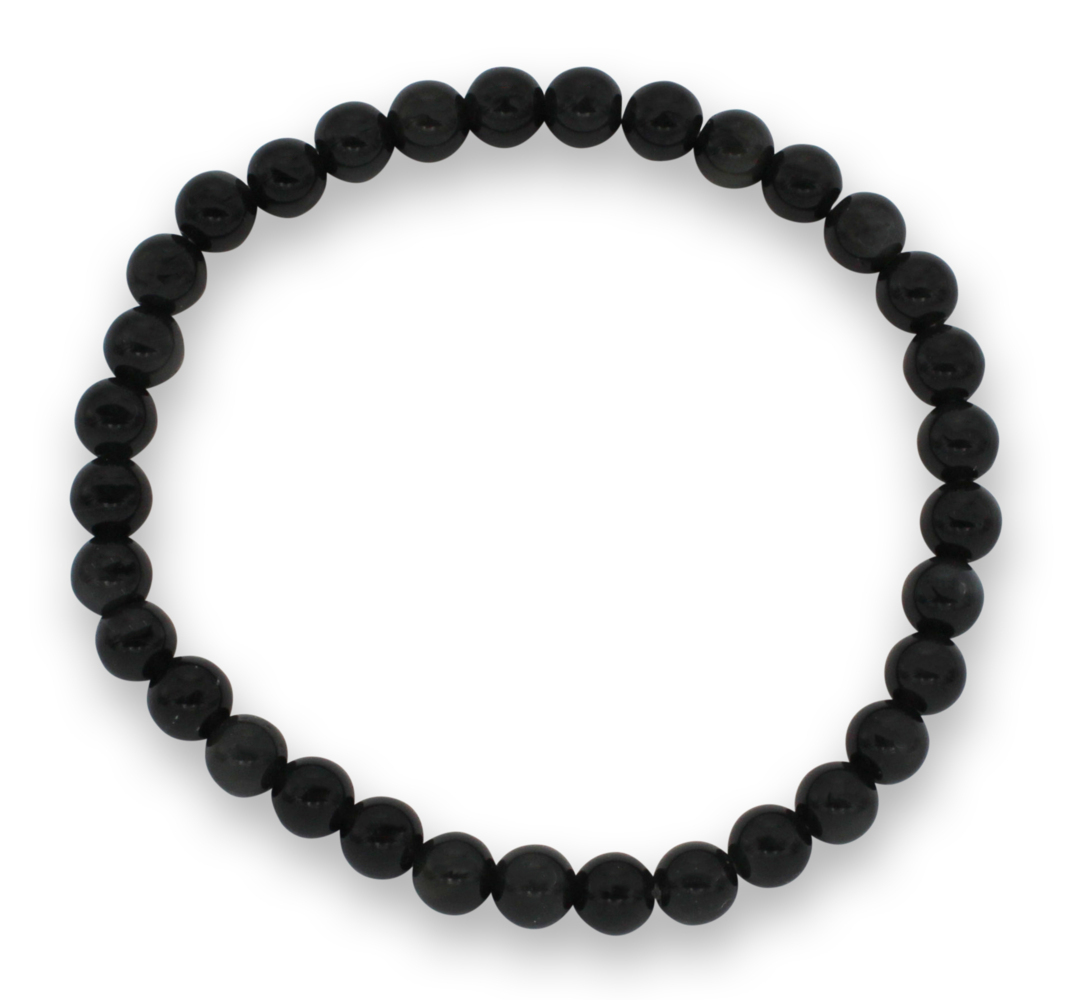 Obsidian Edelsteinarmband 6mm J749-35