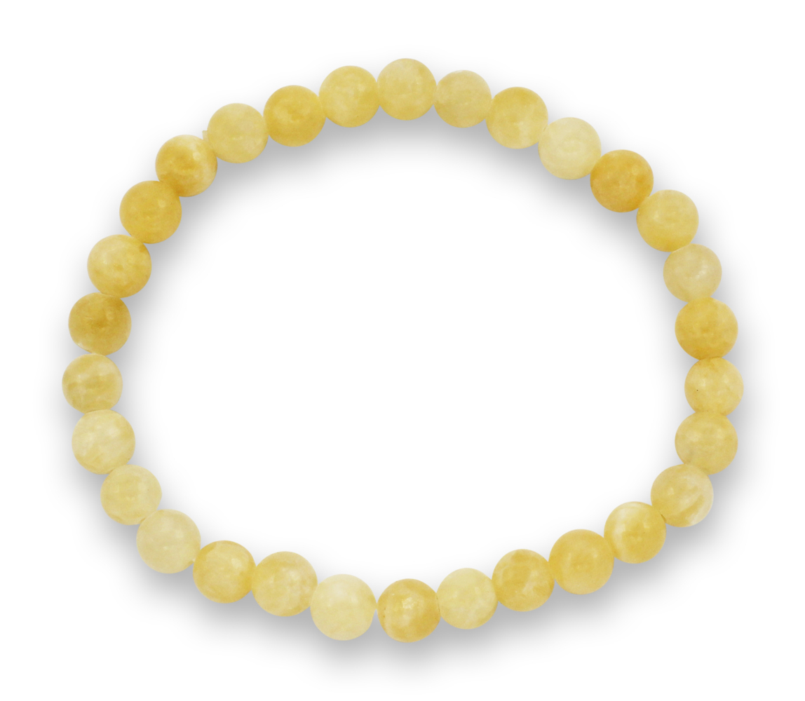 Orangencalcit Edelsteinarmband 6mm J749-14