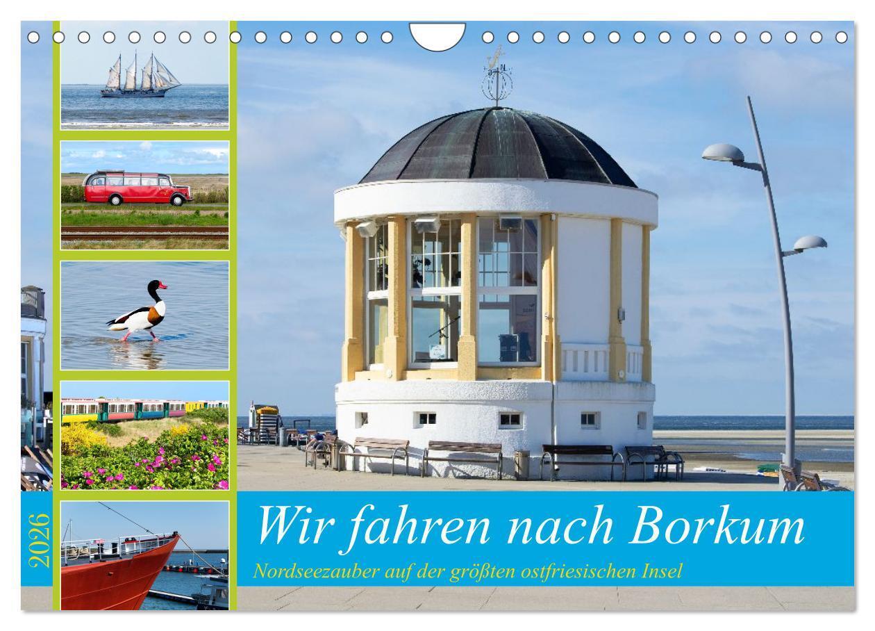 Wir fahren nach Borkum (Wandkalender 2026 DIN A4 quer) CALVENDO Monatskalender