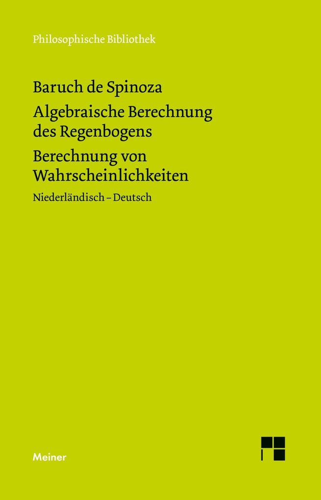 Algebraische Berechnung des Regenbogens - Berechnung von Wahrscheinlichkeiten