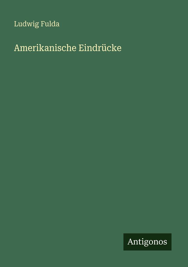Amerikanische Eindrücke